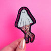 Haunting Boots Glitter Ghost Sticker - Freshie & Zero Studio Shop