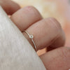 Silver Rose Cut Diamond Fleck Ring by Christina Kober - Freshie & Zero Studio Shop