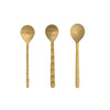 Brass Spoon with Sculpted Handle - Freshie & Zero Studio Shop