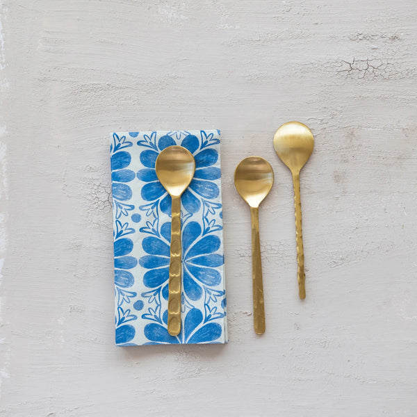 Brass Spoon with Sculpted Handle - Freshie & Zero Studio Shop