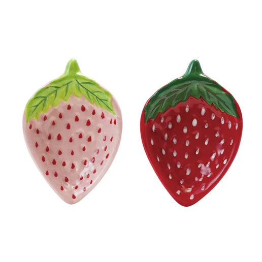 Ceramic Strawberry Tiny Trinket Dish - Freshie & Zero Studio Shop