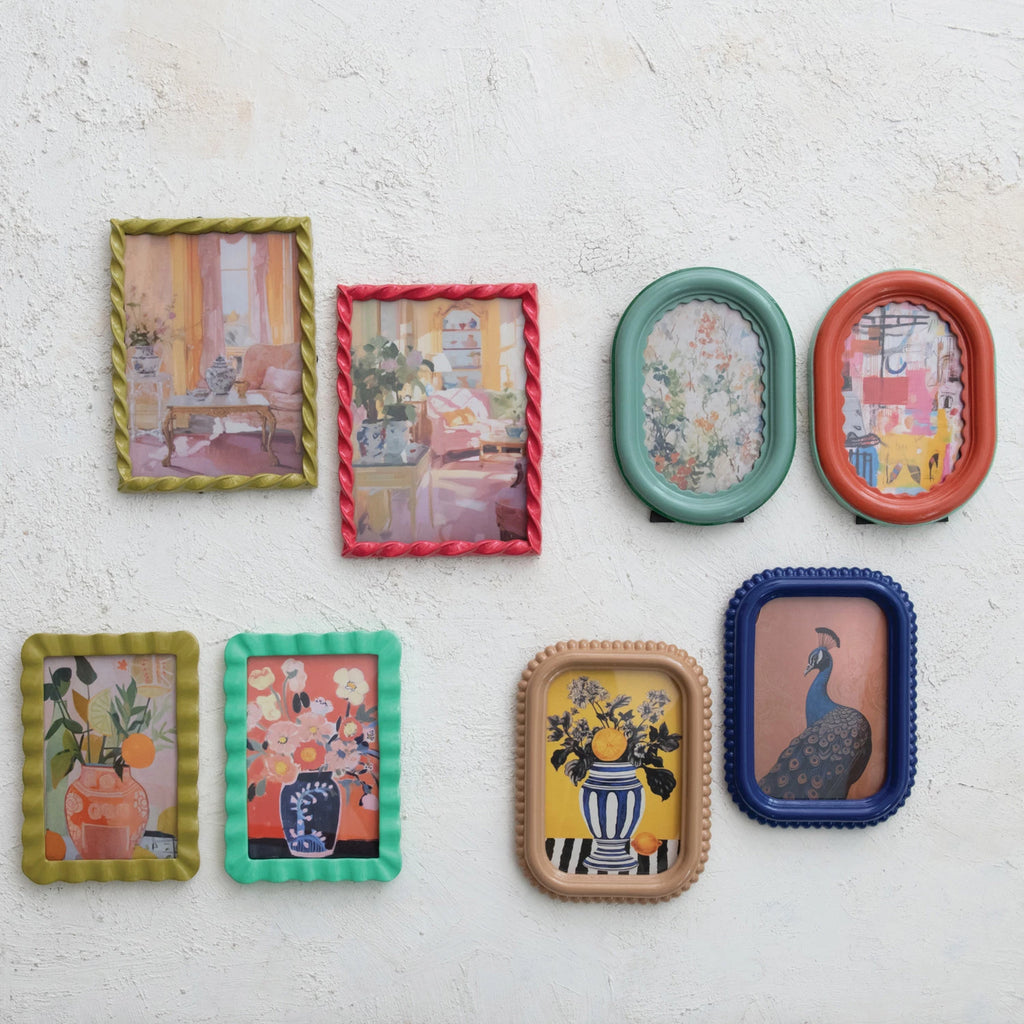 Colorful Bobbin Resin Photo Frame - Freshie & Zero Studio Shop