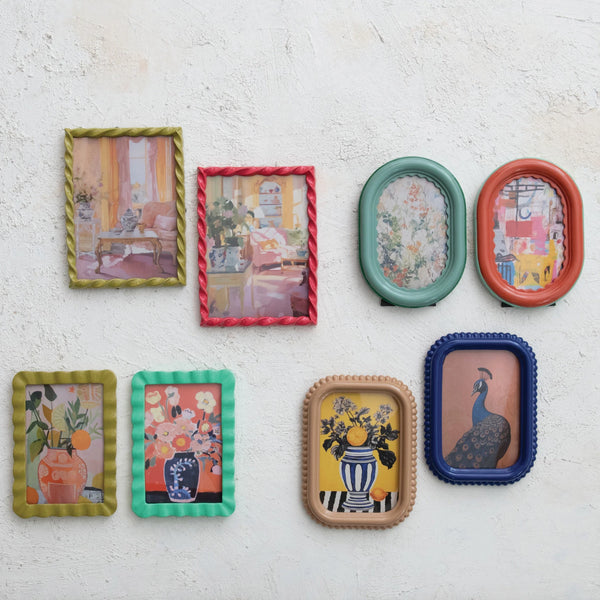 Colorful Twisted Resin Photo Frame - Freshie & Zero Studio Shop