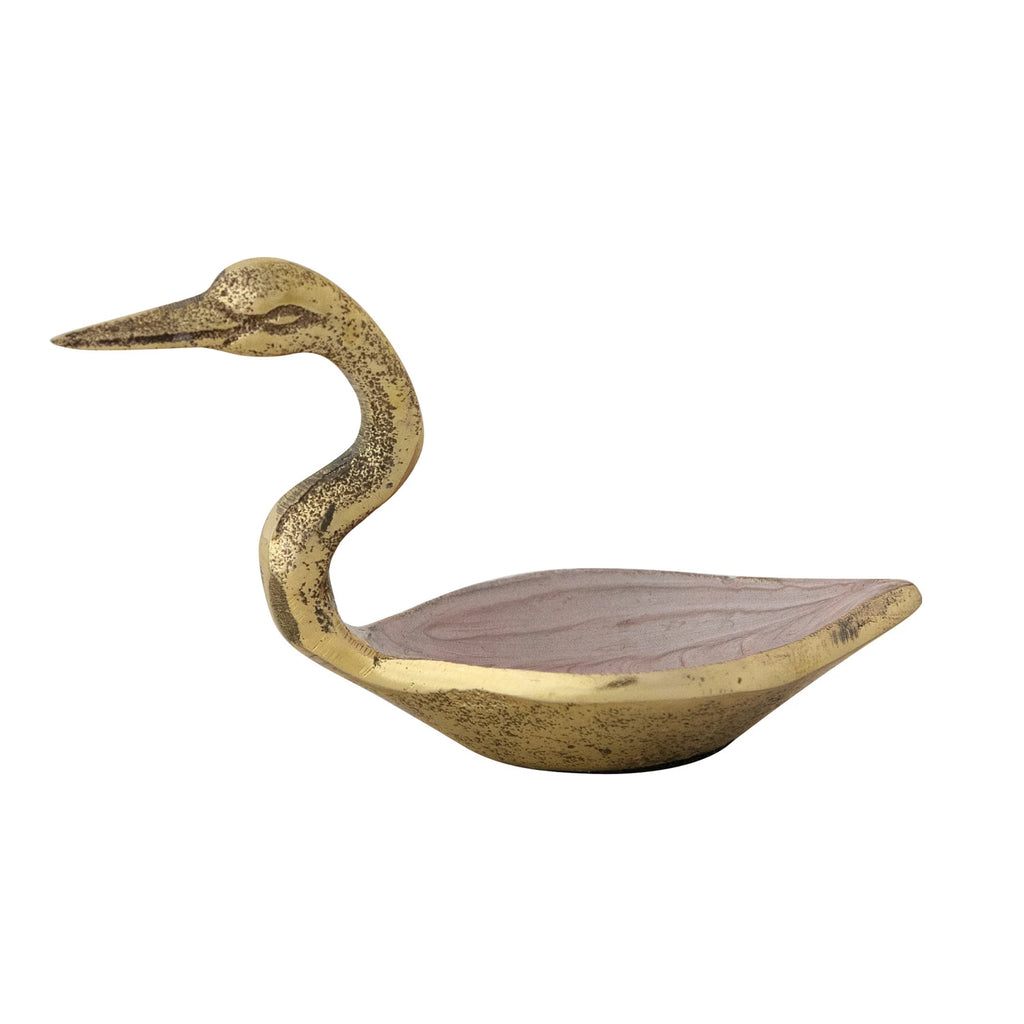 Enameled Swan Ring Dish - Freshie & Zero Studio Shop