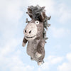 Gray Donkey Felt Finger Puppet - Freshie & Zero Studio Shop