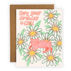 Chill Cat Birthday Greeting Card - Freshie & Zero Studio Shop