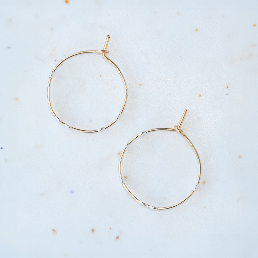 Minimal Cosmos Dotted Hoop - Small - Freshie & Zero Studio Shop