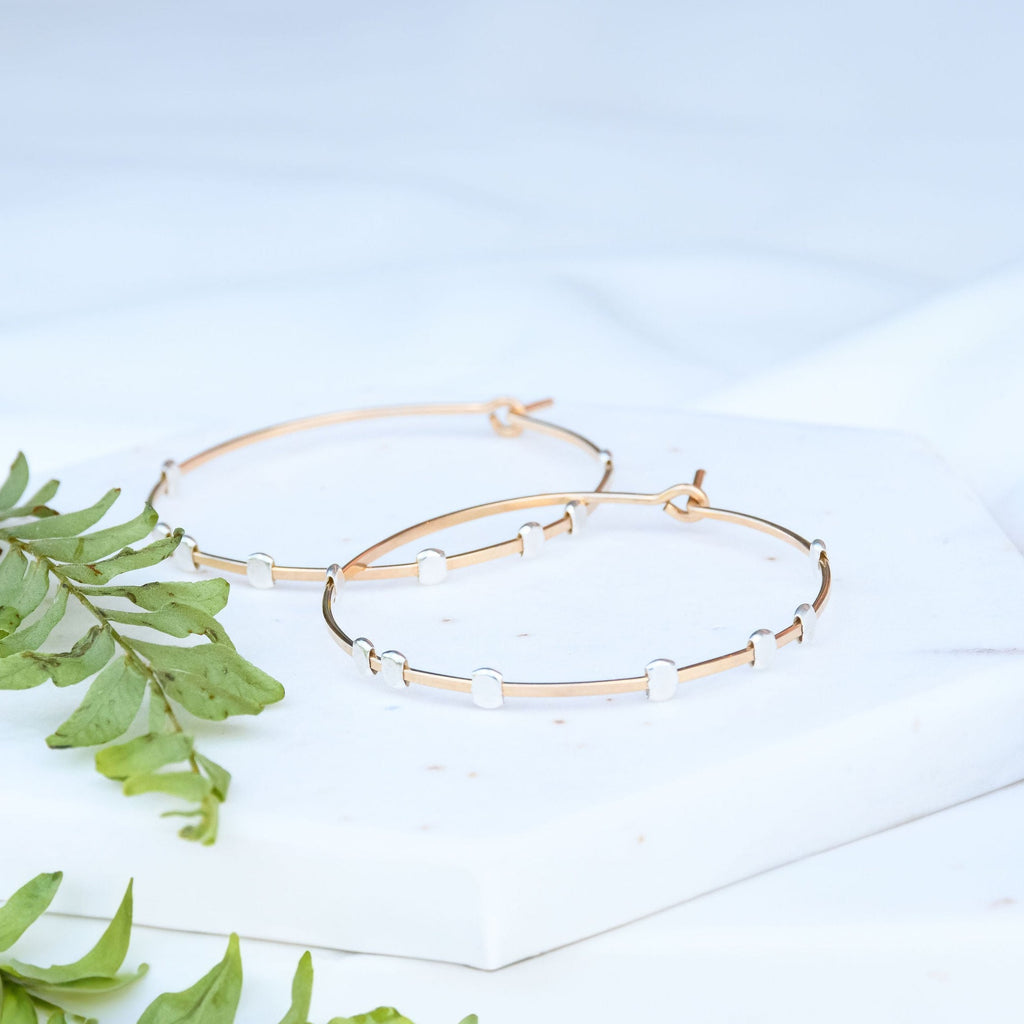 Minimal Cosmos Dotted Hoop - Large - Freshie & Zero Studio Shop