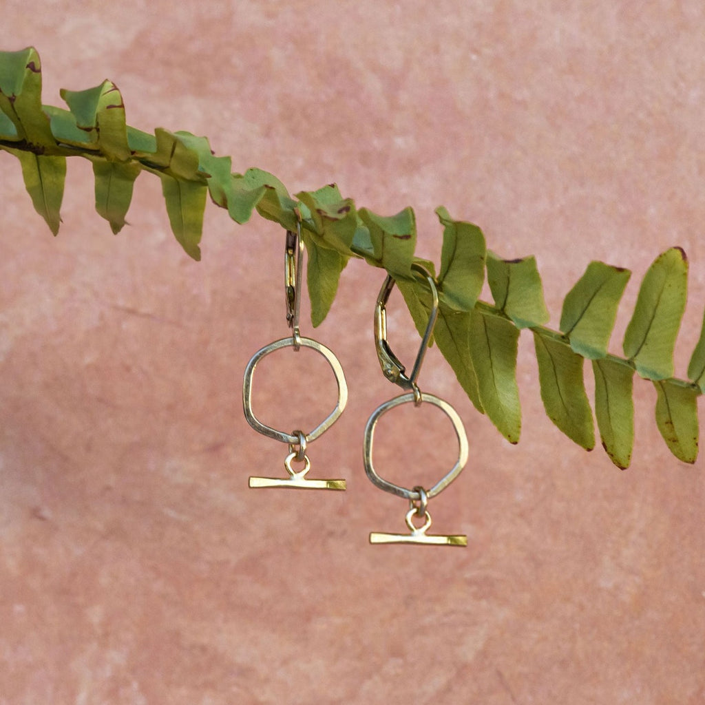 Mini Mantra Earrings - Freshie & Zero Studio Shop