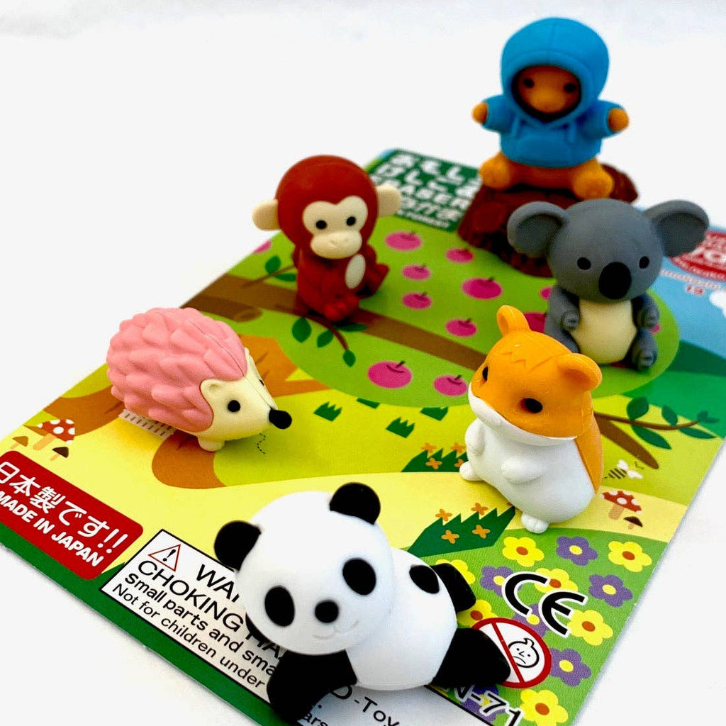 Iwako Animal Puzzle Erasers Set - Freshie & Zero Studio Shop