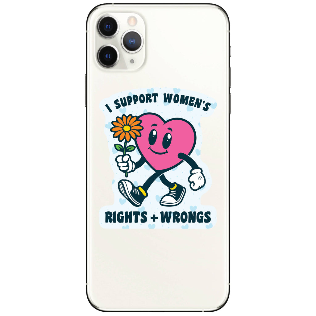 Women's Rights and Wrongs Sticker - Freshie & Zero Studio Shop