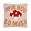 Love You So Mush Hook Pillow - Freshie & Zero Studio Shop