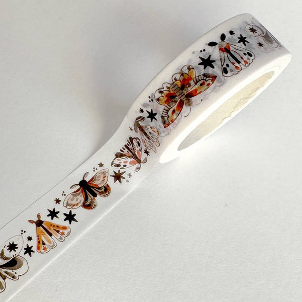 Shelley Couvillion Washi Tape: Moths - Freshie & Zero Studio Shop