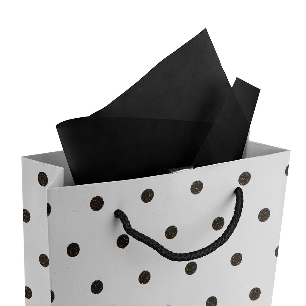 Black Solid Tissue Paper - Freshie & Zero Studio Shop