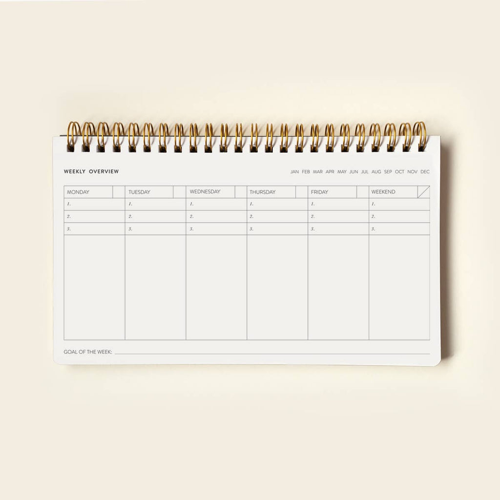 WILD FLOWERS | UNDATED WEEKLY PLANNER - Freshie & Zero Studio Shop