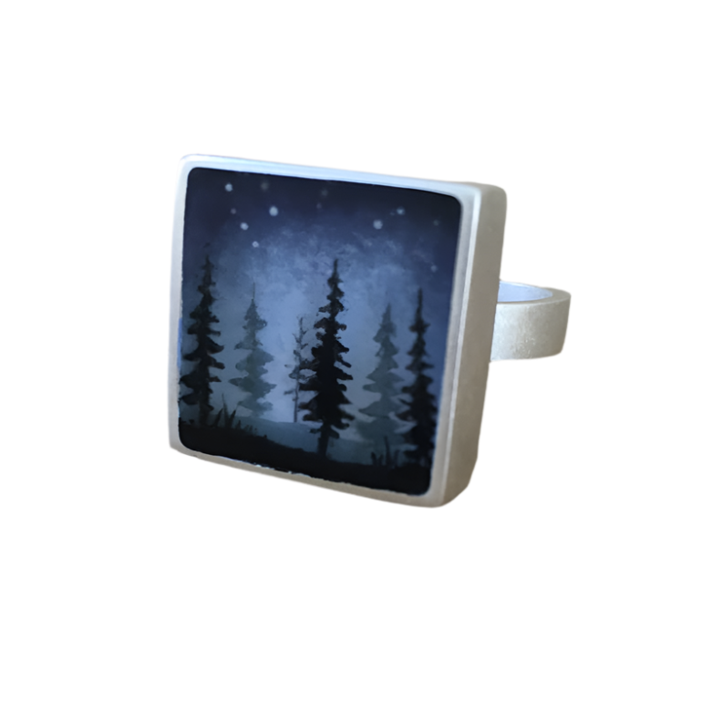 Pines Ring by Fernworks - Freshie & Zero Studio Shop