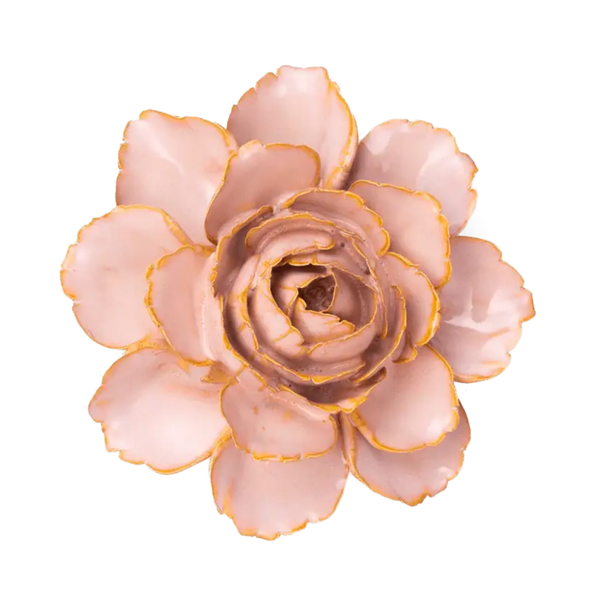 France Collection Ceramic Flower: Rose Pink Camellia - Freshie & Zero Studio Shop