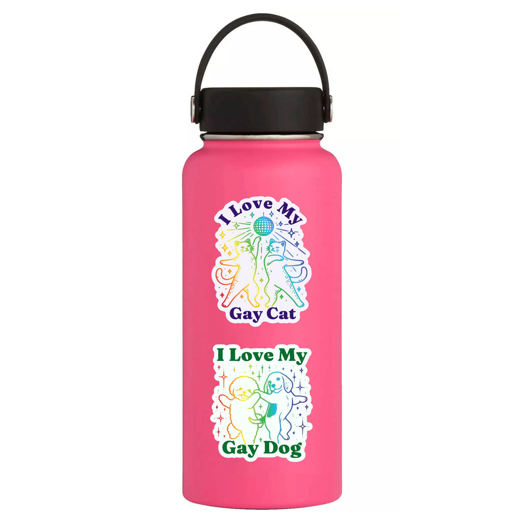 I Love My Gay Cat High Quality Vinyl Sticker - Freshie & Zero Studio Shop
