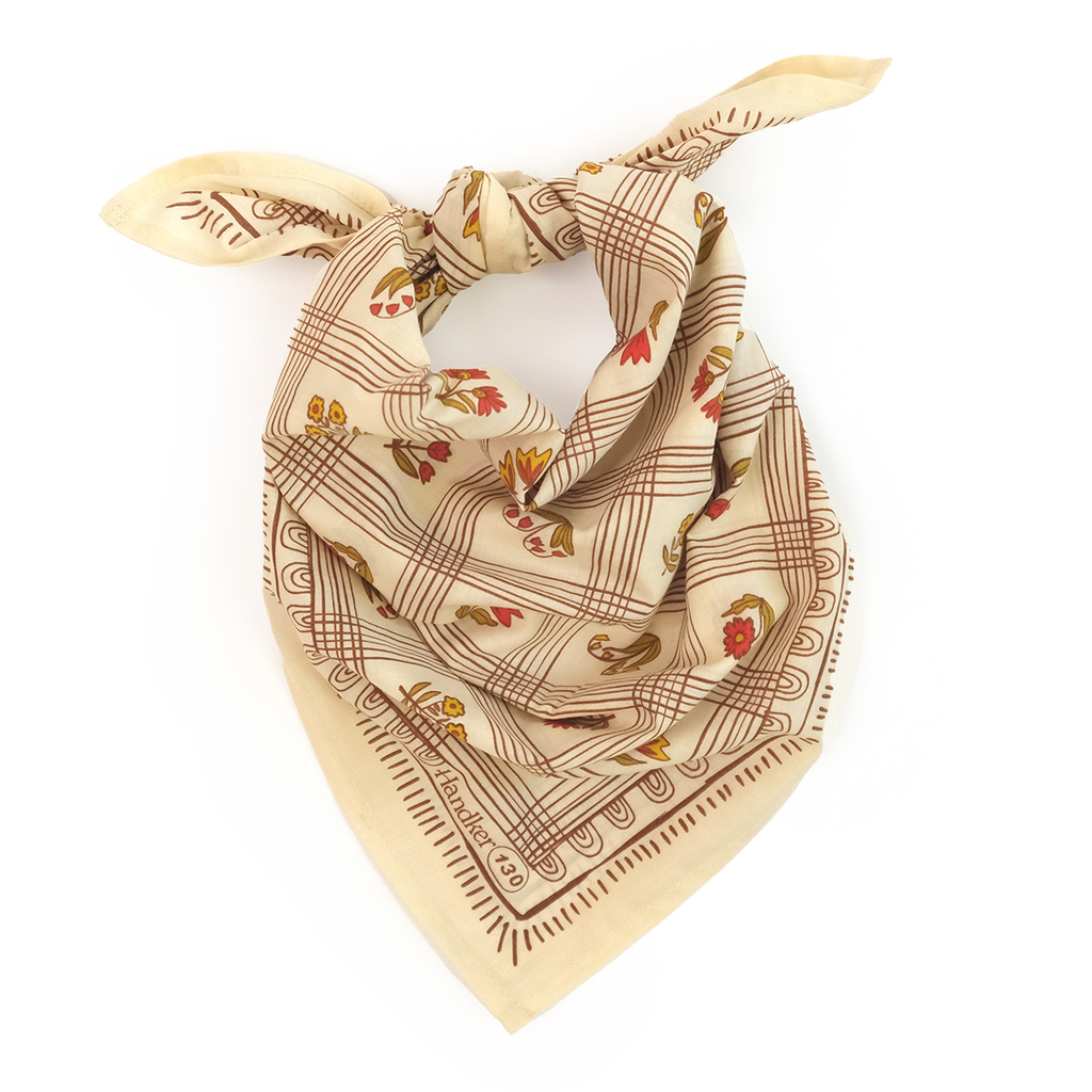 Handker Bandana: Laura Bandana No. 130 - Freshie & Zero Studio Shop