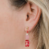 Valentina Polka Dot Heart Earrings - Freshie & Zero Studio Shop