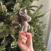 Gray Donkey Felt Finger Puppet - Freshie & Zero Studio Shop