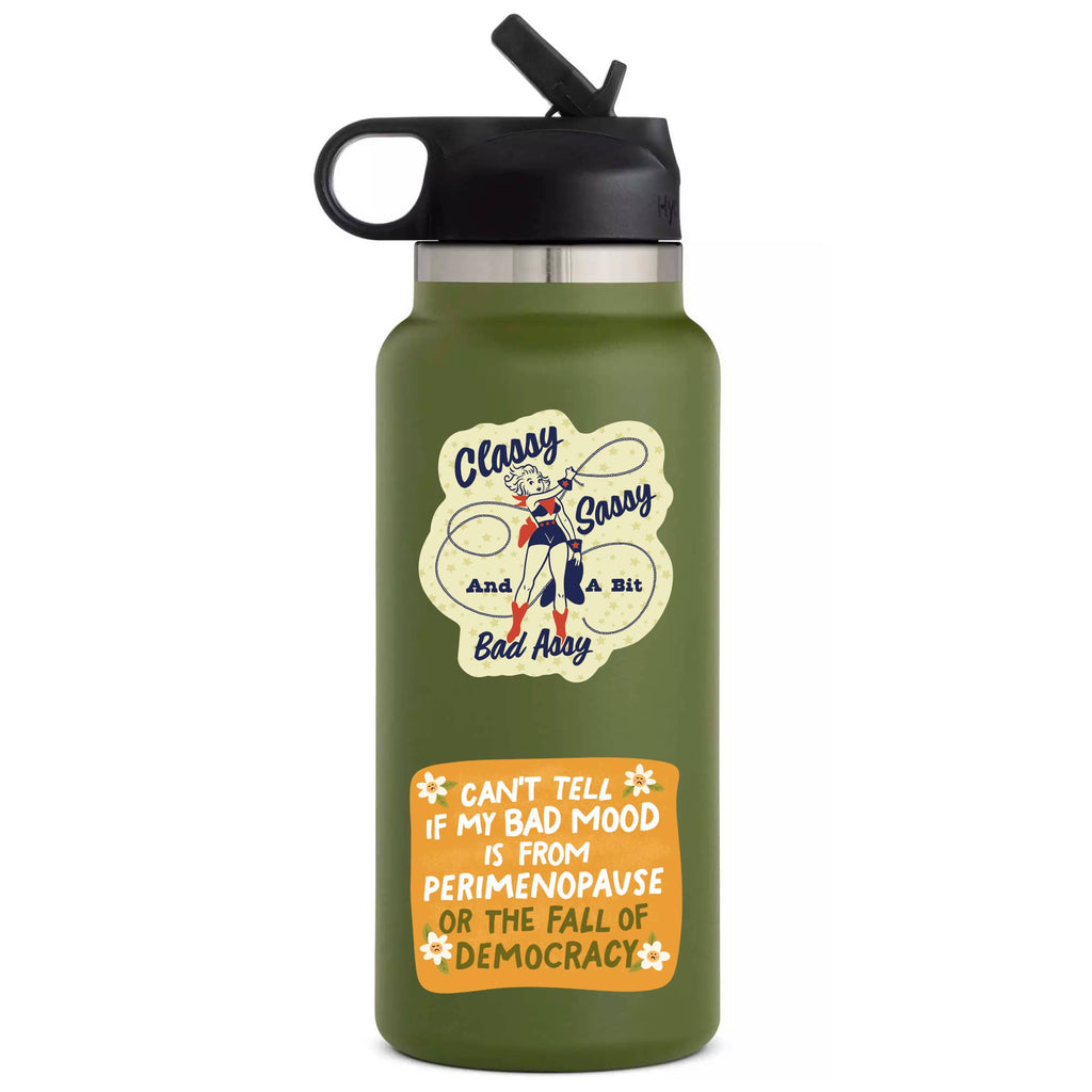 Perimenopause or Fall of Democracy Vinyl Sticker - Freshie & Zero Studio Shop