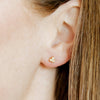Tatum Triple Tiny Crystal Flatback Waterproof Stud Earrings - Freshie & Zero Studio Shop