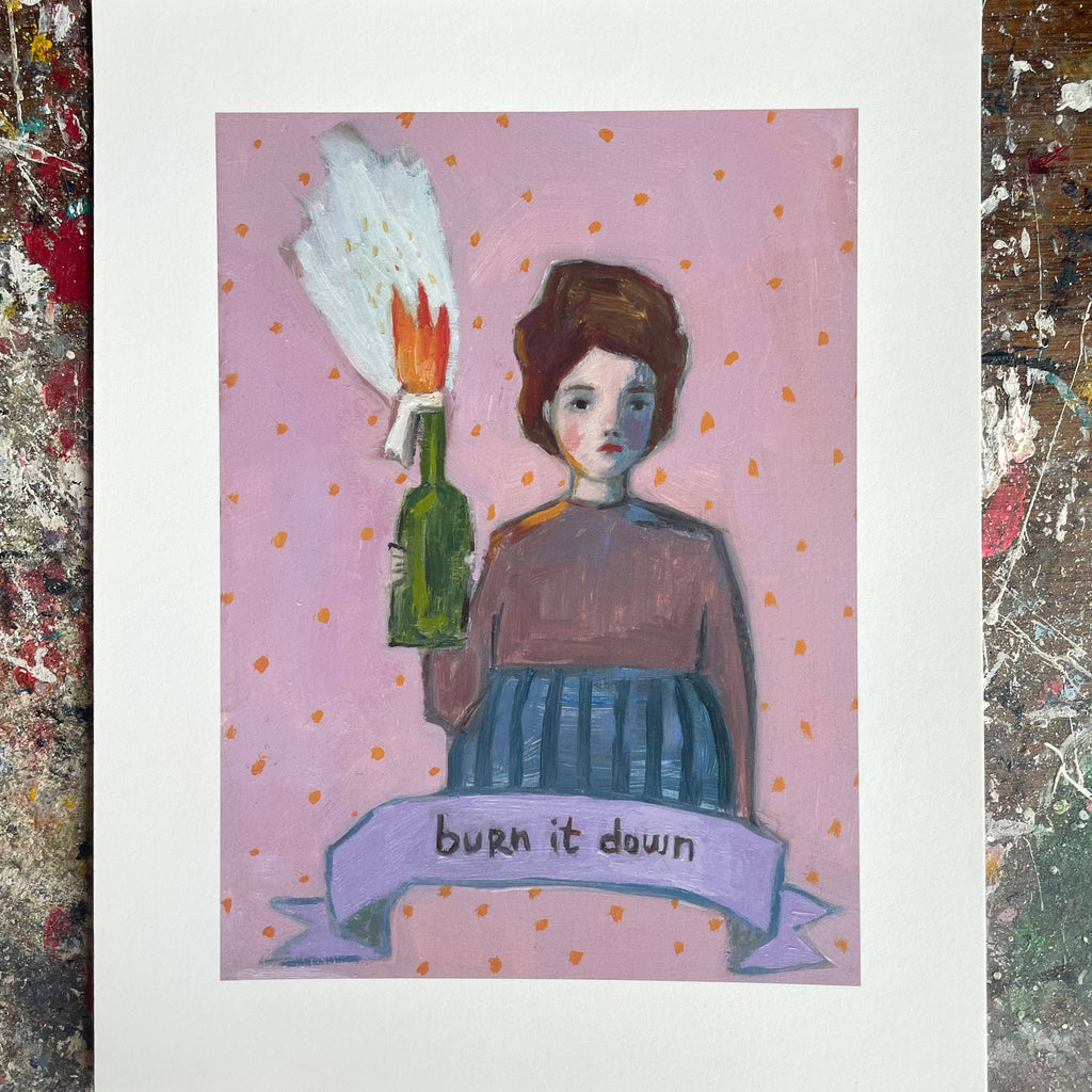 Eugenie - Art Print by Amanda Blake: 8x10 - Freshie & Zero Studio Shop