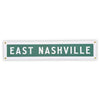 East Nashville Felt Banner: Green & Cream - Freshie & Zero Studio Shop
