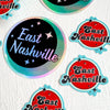 Mini East Nashville Sticker - Freshie & Zero Studio Shop