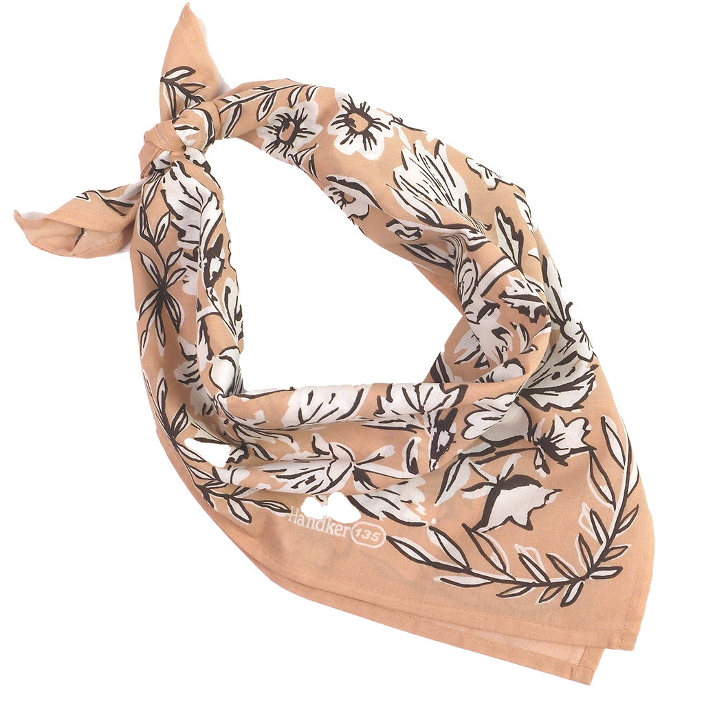 Handker Bandana: Georgia Bandana No. 135 - Freshie & Zero Studio Shop