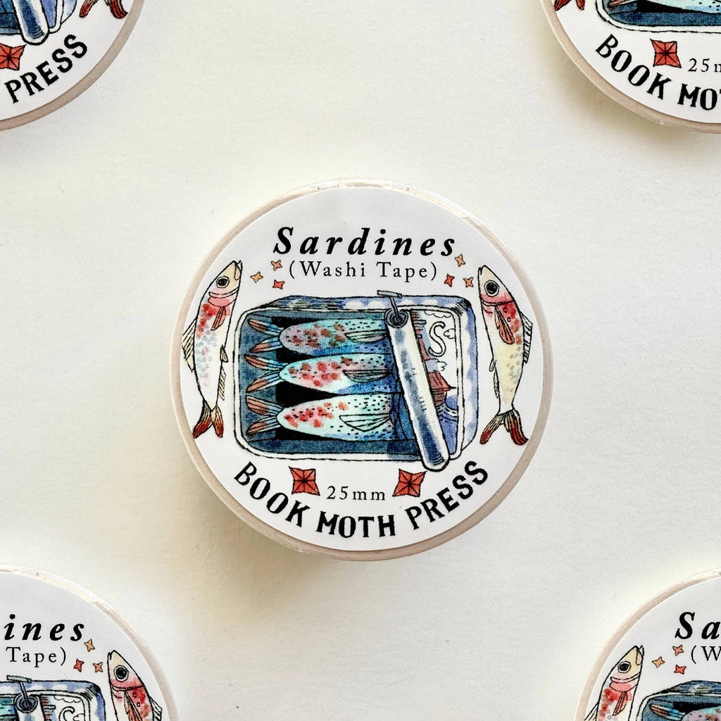 Sardines Washi Tape - Freshie & Zero Studio Shop