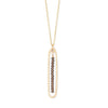 lyric necklace with smoky quartz - Freshie & Zero Studio Shop