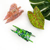 Lotus Leaf Hair Claw Clip, Elegant Acetate Leaf Hair Clip: Pink - Freshie & Zero Studio Shop