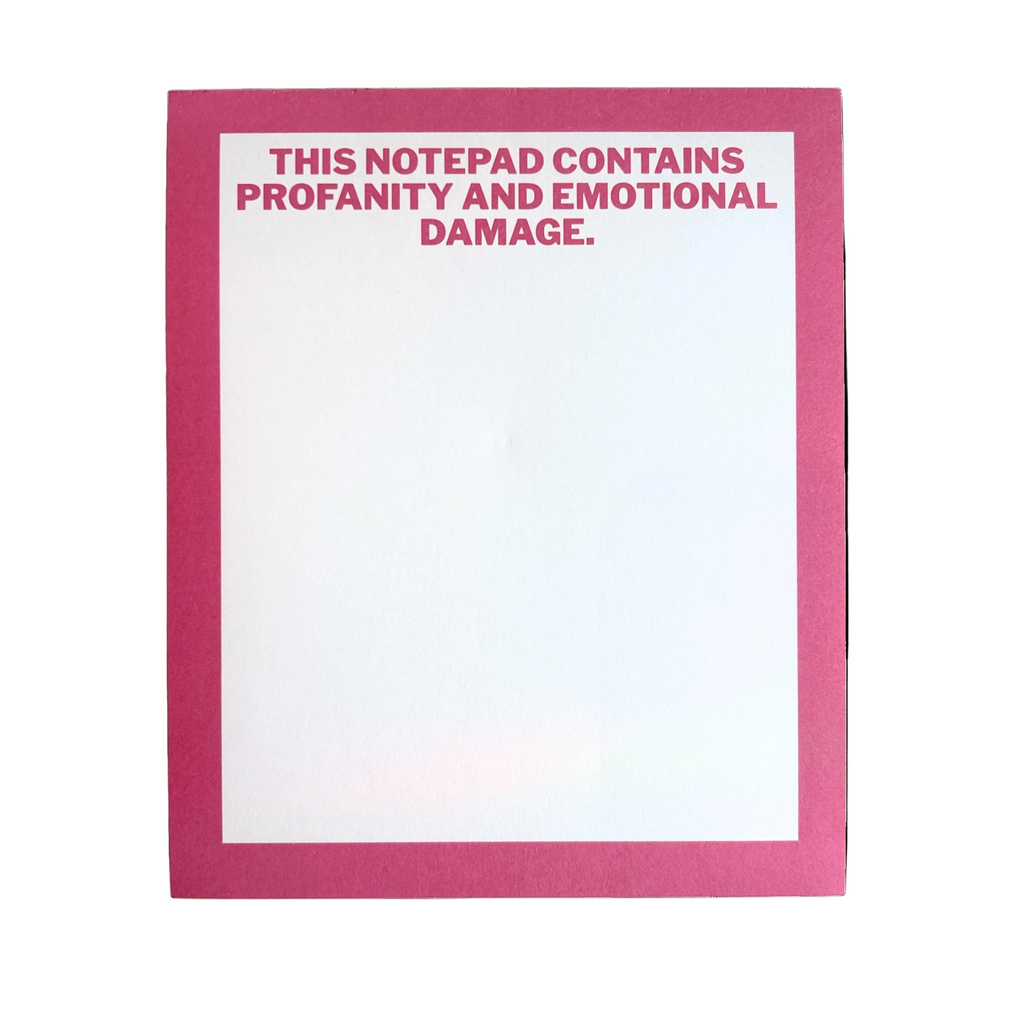 Emotional Damage Notepad - Freshie & Zero Studio Shop