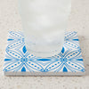 Tangier Blue Tiles Absorbent Coaster Set of 4 - Freshie & Zero Studio Shop