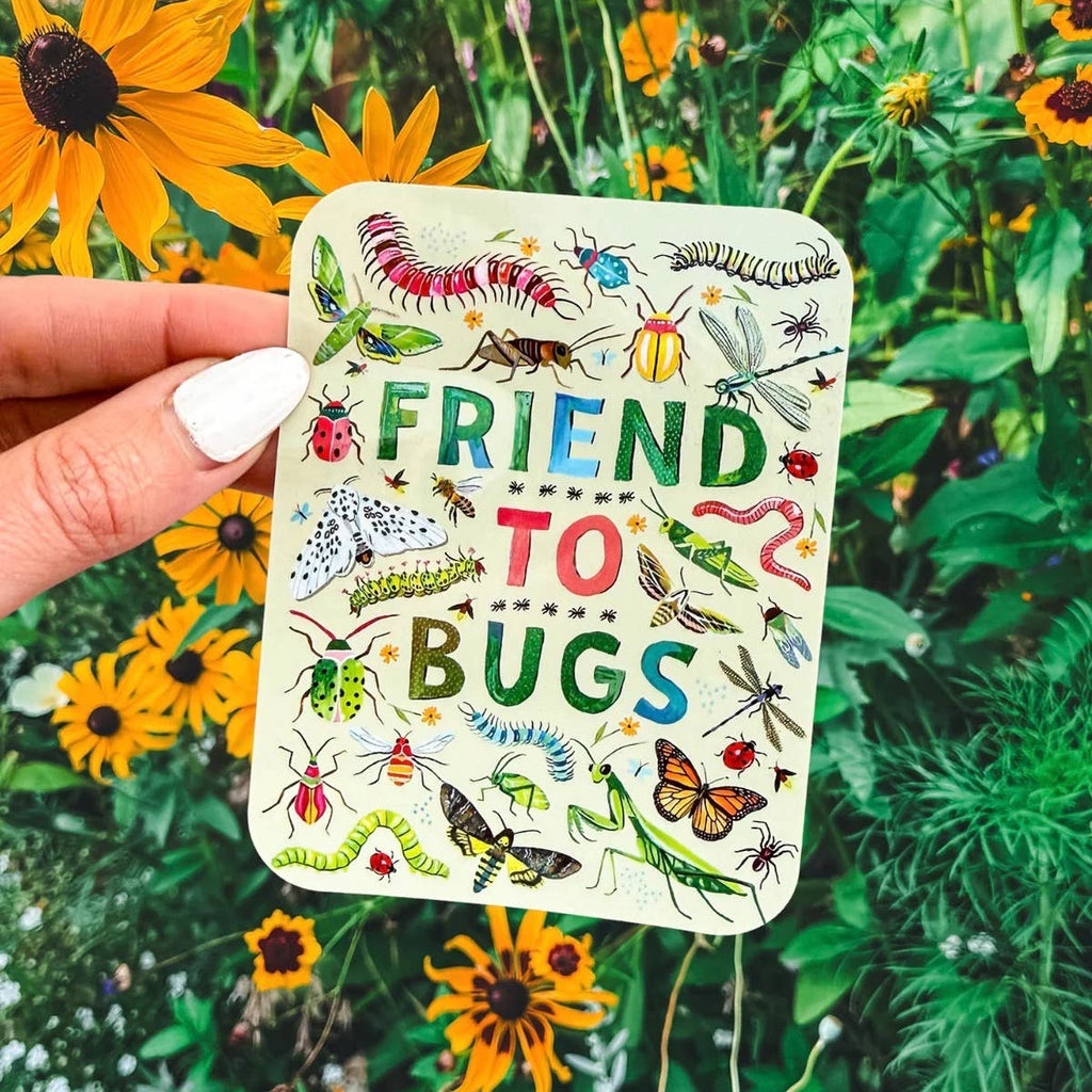 Friend To Bugs Sticker - Freshie & Zero Studio Shop