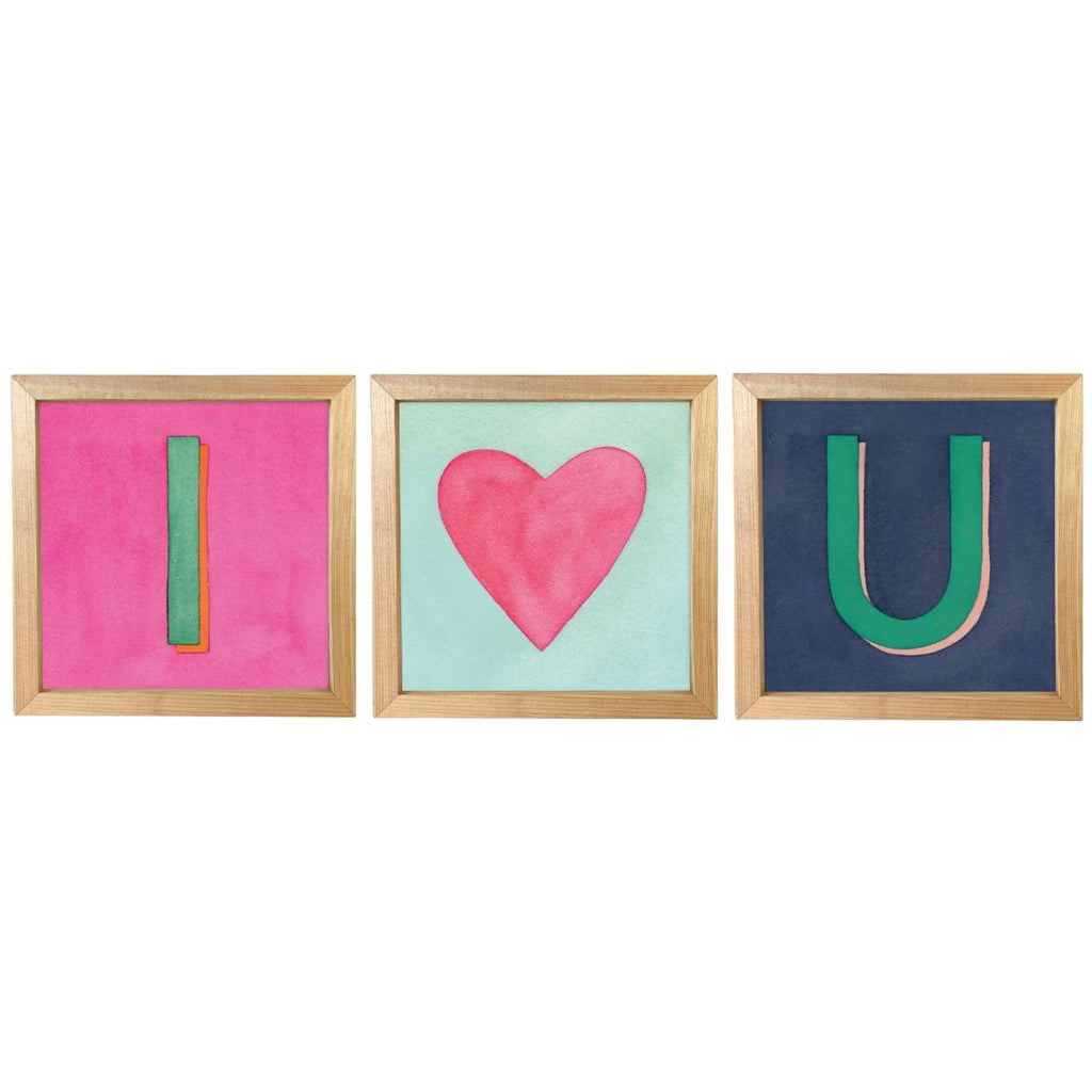 I Heart U framed prints by e. Frances - Freshie & Zero Studio Shop