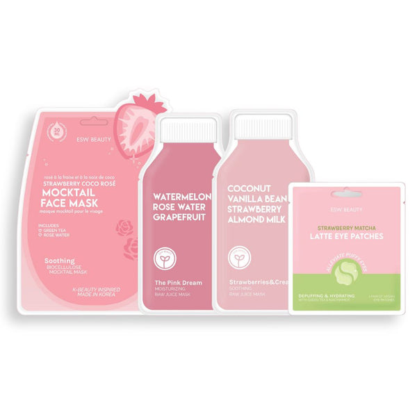 Strawberry Sweets Skincare Treats Gift Set - Freshie & Zero Studio Shop