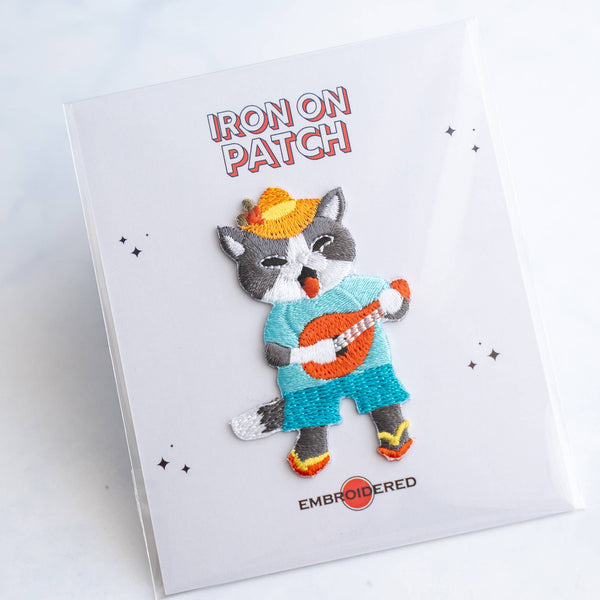 Iron-On Patch: Musical Mewsings | Kusuguru Japan - Freshie & Zero Studio Shop