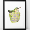 Feminist Print: I honor my own emotions and experience: 5x7 - Freshie & Zero Studio Shop