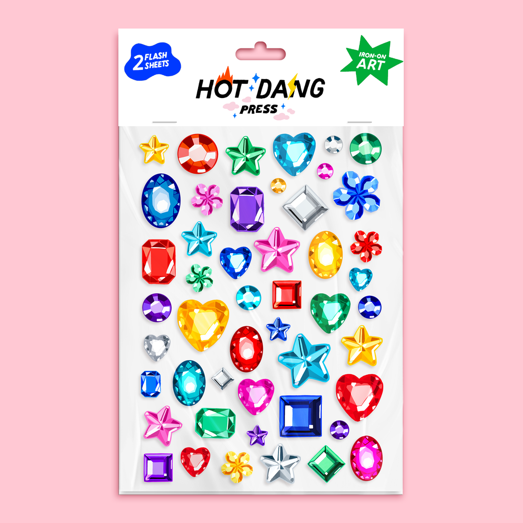 Be Dazzled Sheet Set Iron-On Art - Freshie & Zero Studio Shop