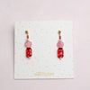 Valentina Polka Dot Heart Earrings - Freshie & Zero Studio Shop