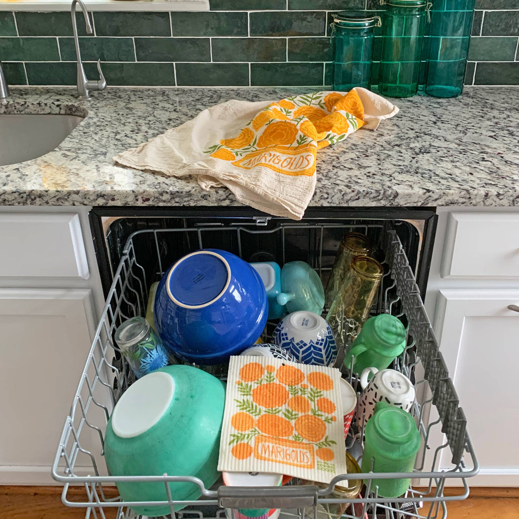 Marigold Sponge Cloth - Freshie & Zero Studio Shop