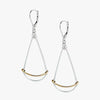 Long Golden Fan Earrings - Freshie & Zero Studio Shop