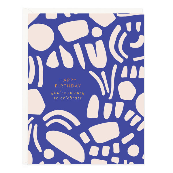 Easy to Celebrate You Birthday Card - Freshie & Zero Studio Shop