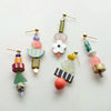 Hey Day Colorful Beaded Earrings by Jill Makes - Freshie & Zero Studio Shop
