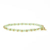 Kami Mint and Gold Crystal Stretch Bracelet - Freshie & Zero Studio Shop