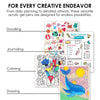 Bold & Bright Acrylic Gel Pen Coloring Kit: Forest - Freshie & Zero Studio Shop
