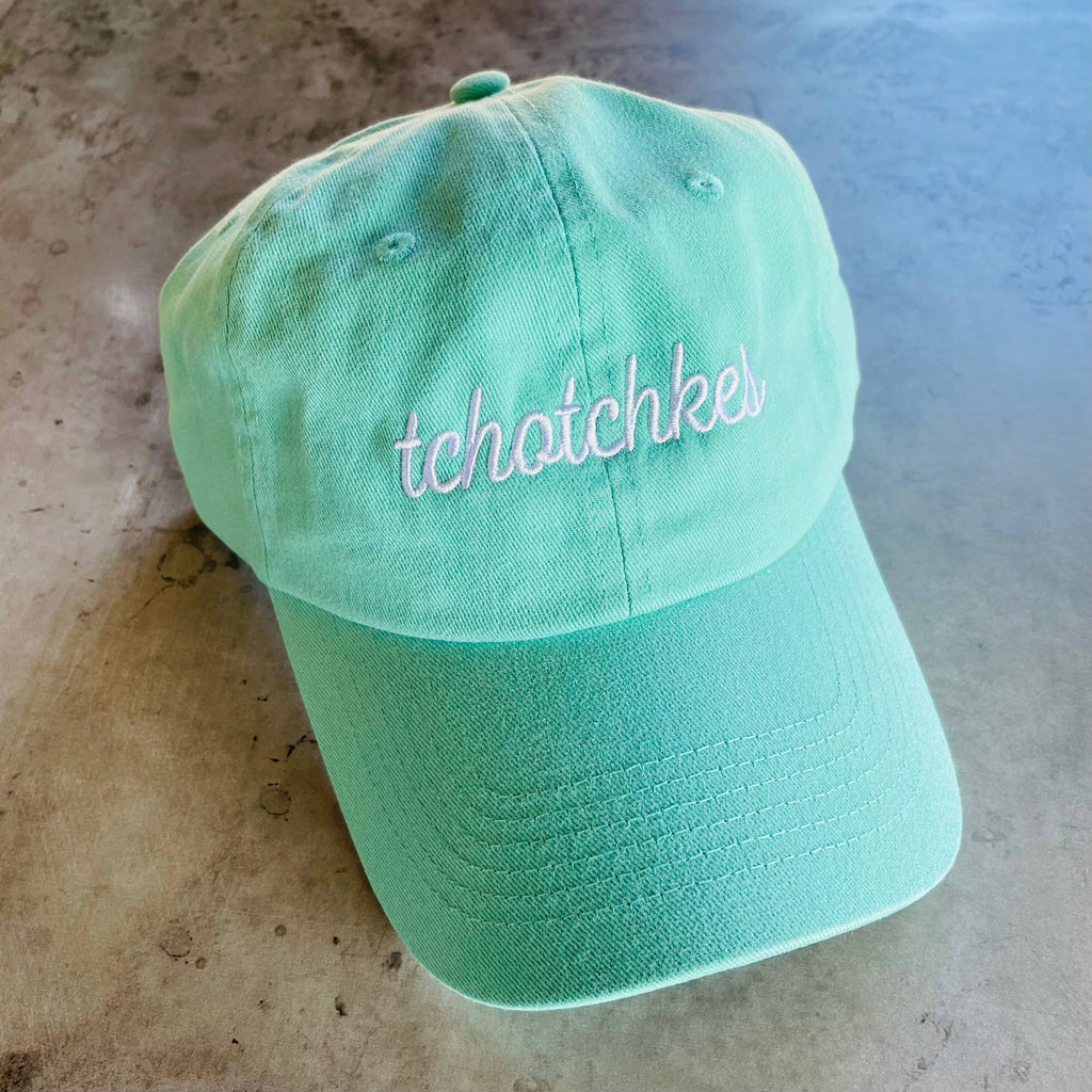 Tchotchkes Baseball Cap Unisex Dad Hat Jewish Yiddish - Freshie & Zero Studio Shop